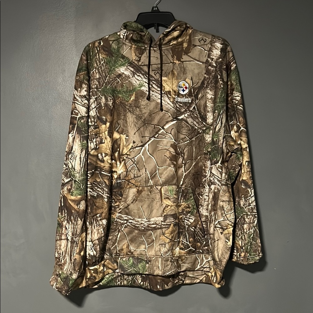 Realtree Steelers Camo Hooded Sweatshirt